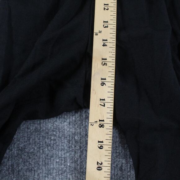 Rujuta Sheth Pants Women XXL Etta Wide Leg Crop Black Linen Blend Quiet Luxury - Picture 10 of 15